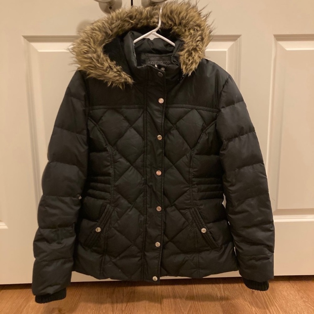 Covington Down Filled Quilted Puffer Jacket - image 1